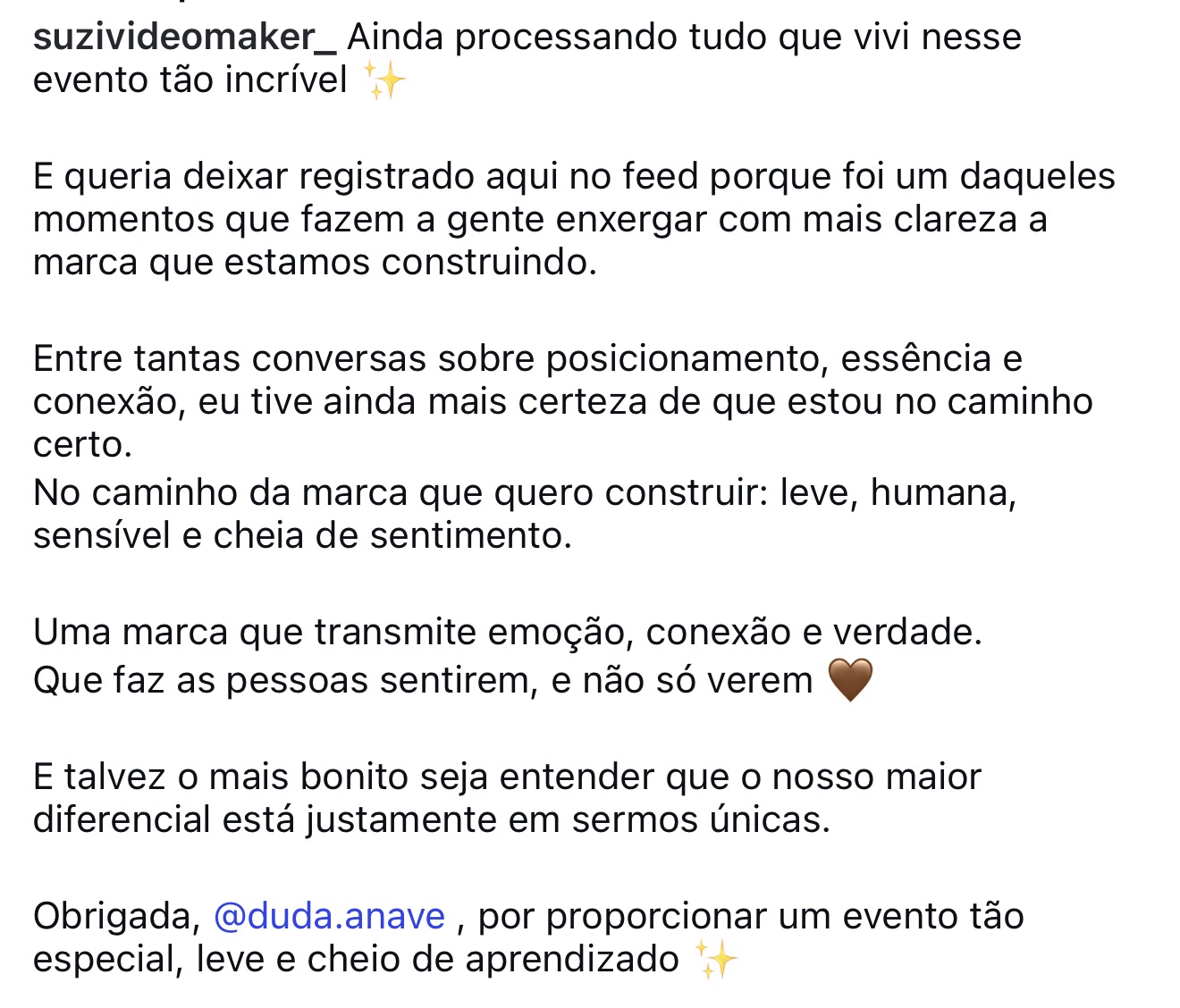 Depoimento sobre A Origem